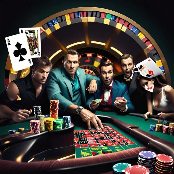 Tampilan layar Mega Wheel di aplikasi playwin123 dengan dealer dan roda langsung
